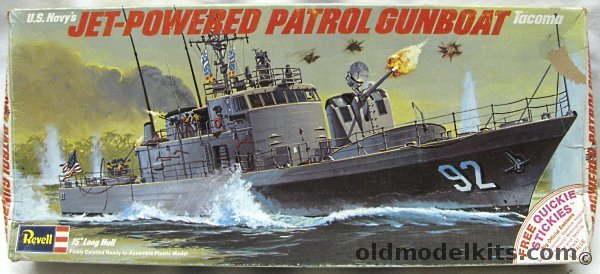 Revell 1/130 USS Tacoma Jet-Powered Patrol Gunboat (Asheville Class), H432 plastic model kit